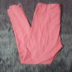 LuLaRoe Pink Tall&Curvy Leggings